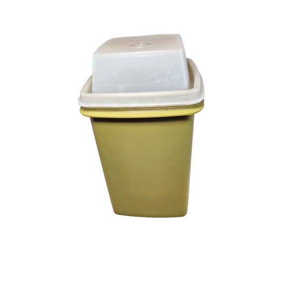 Vintage Tupperware 1330-6 Pickle Keeper Pick-A-Deli Olive Green - 3 Pieces - Picture 11 of 14